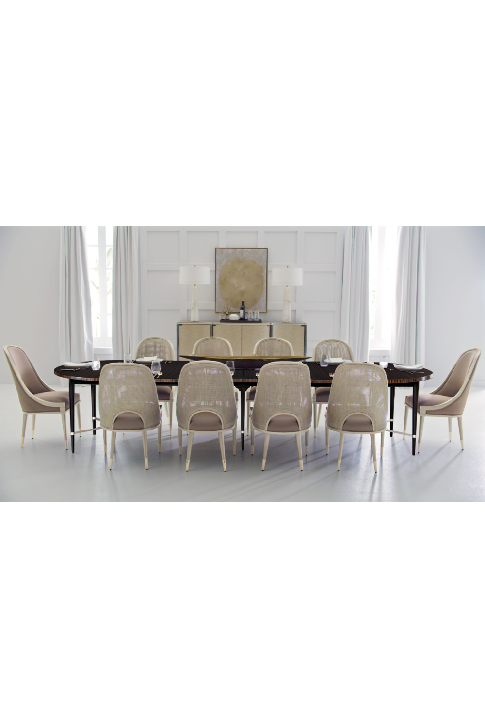 Round Paldao Dining Table | Caracole Long And Short Of It | Caracole.eu.com