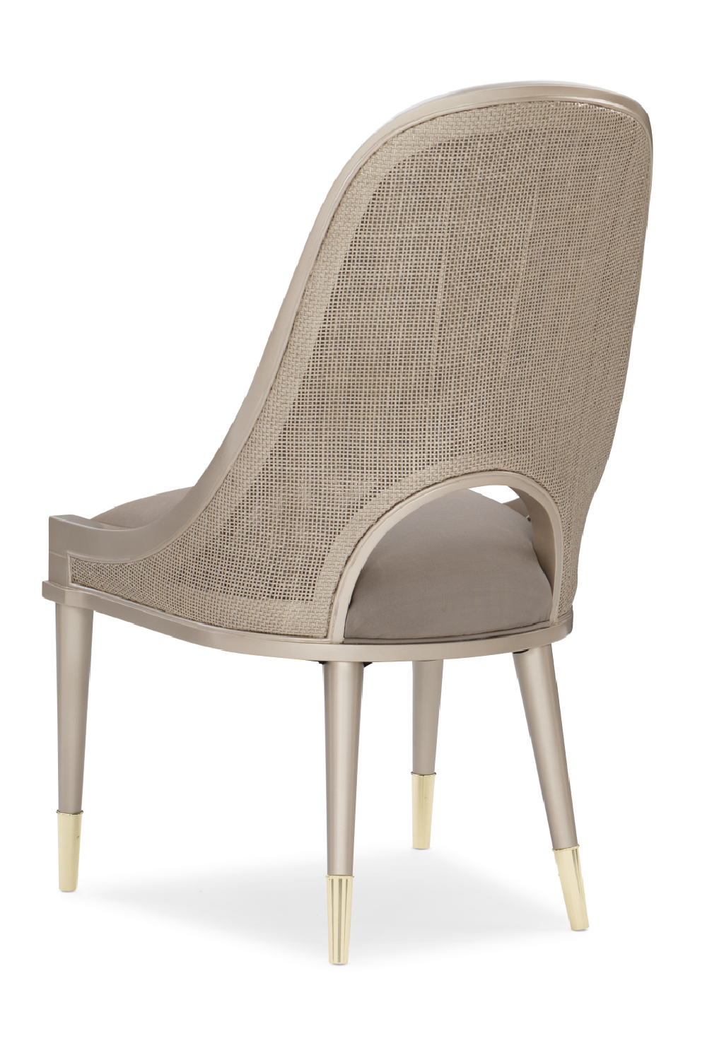 Cut-Out Back Dining Chair | Caracole Cane I Join You | Caracole.eu.com