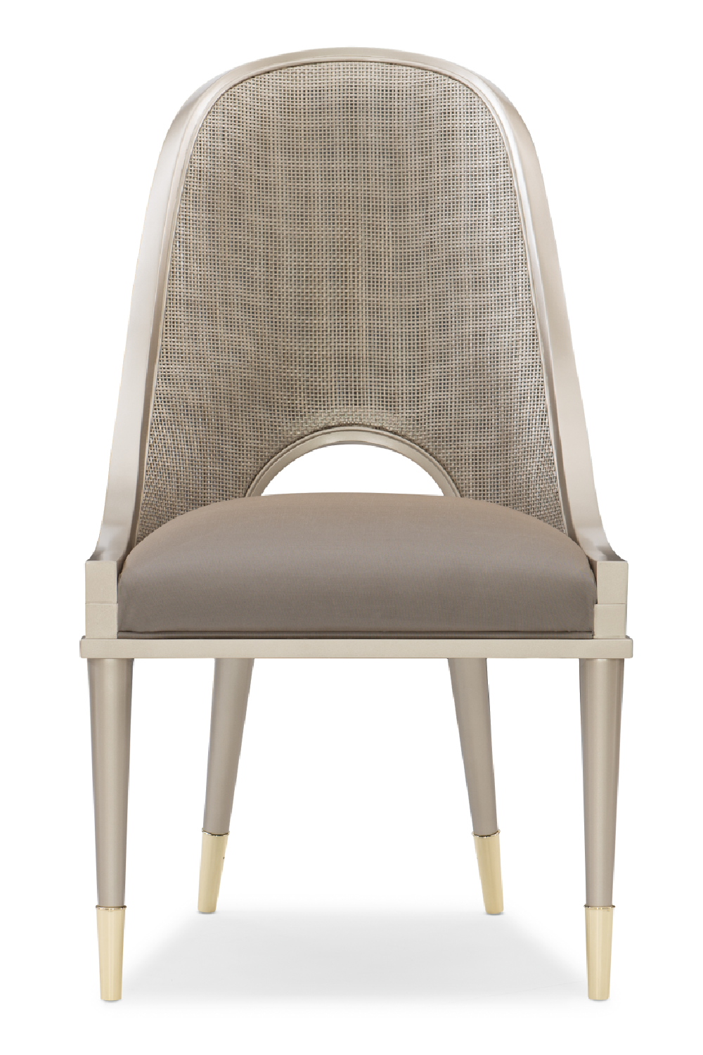 Cut-Out Back Dining Chair | Caracole Cane I Join You | Caracole.eu.com