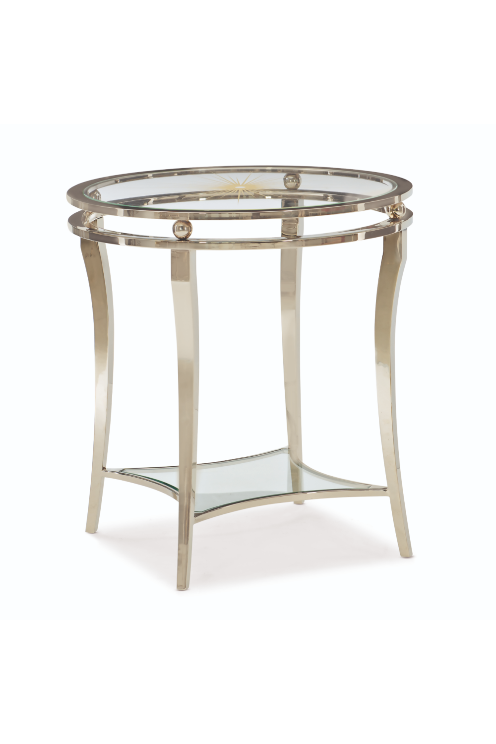 Starburst Patterned Side Table | Caracole Rising Star | Caracole.eu.com