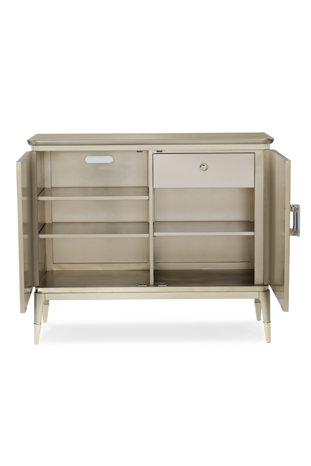 Leaf Patterned Taupe Sideboard | Caracole A Shimmer Of Light | Caracole.eu.com