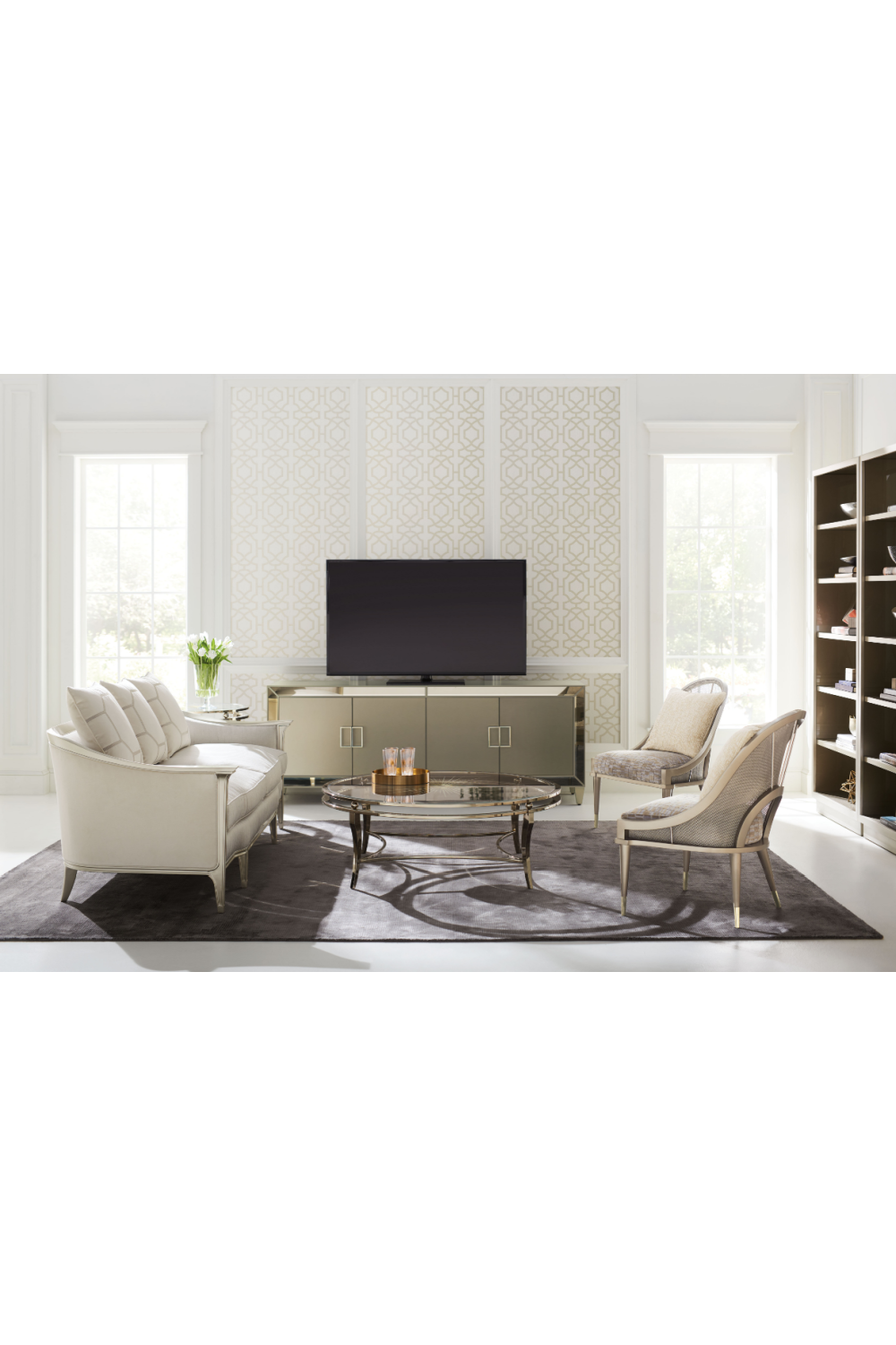 Mirrored Modern Console | Caracole Mogul Caracole.eu.com