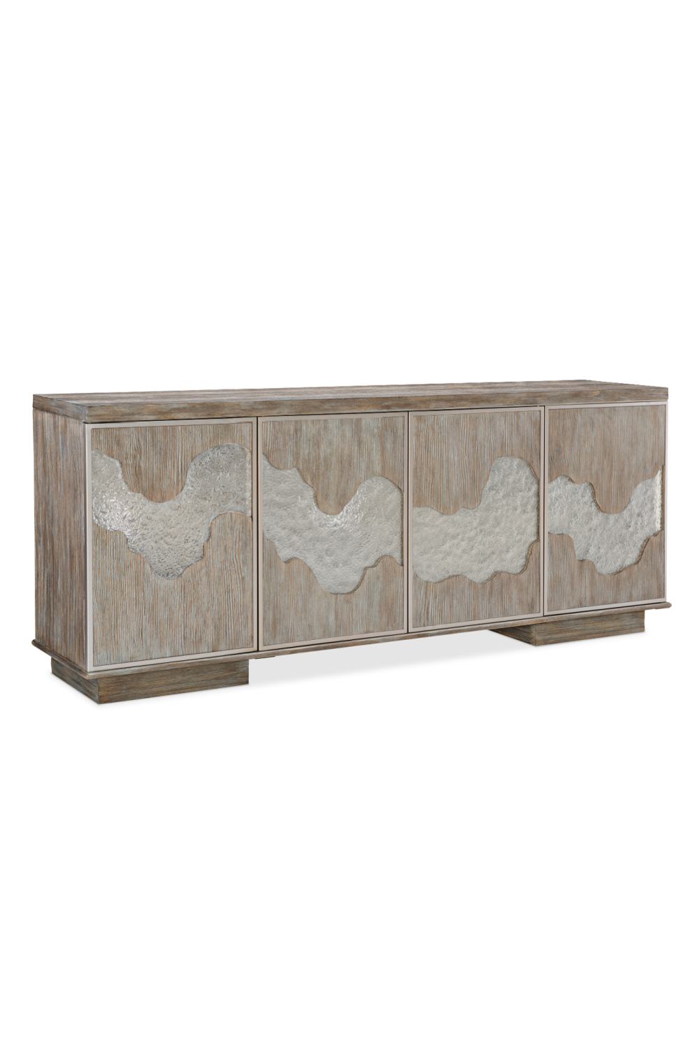 Cast Glass Accented Sideboard | Caracole Go With The Flow | Caracole.eu.com
