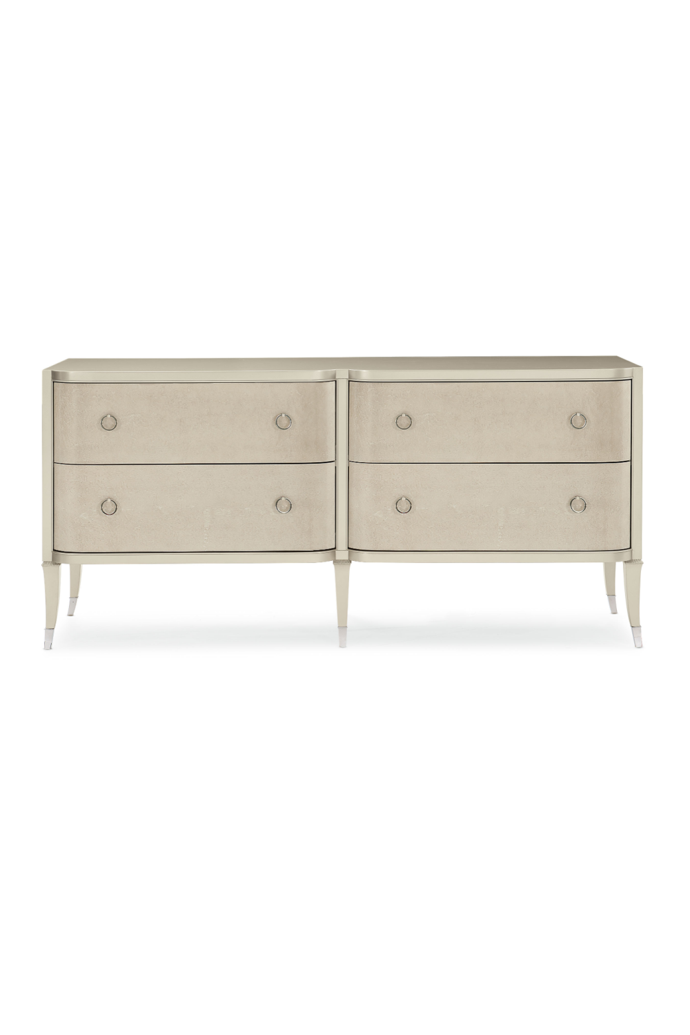 Silver 4-Drawer Dresser | Caracole His Or Hers | Caracole.eu.com