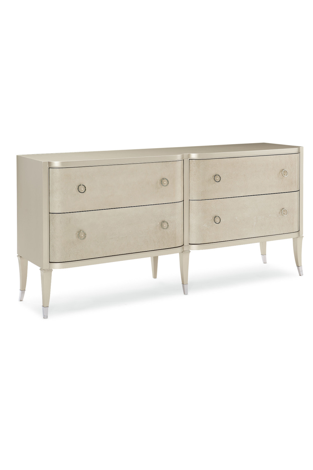 Silver 4-Drawer Dresser | Caracole His Or Hers | Caracole.eu.com