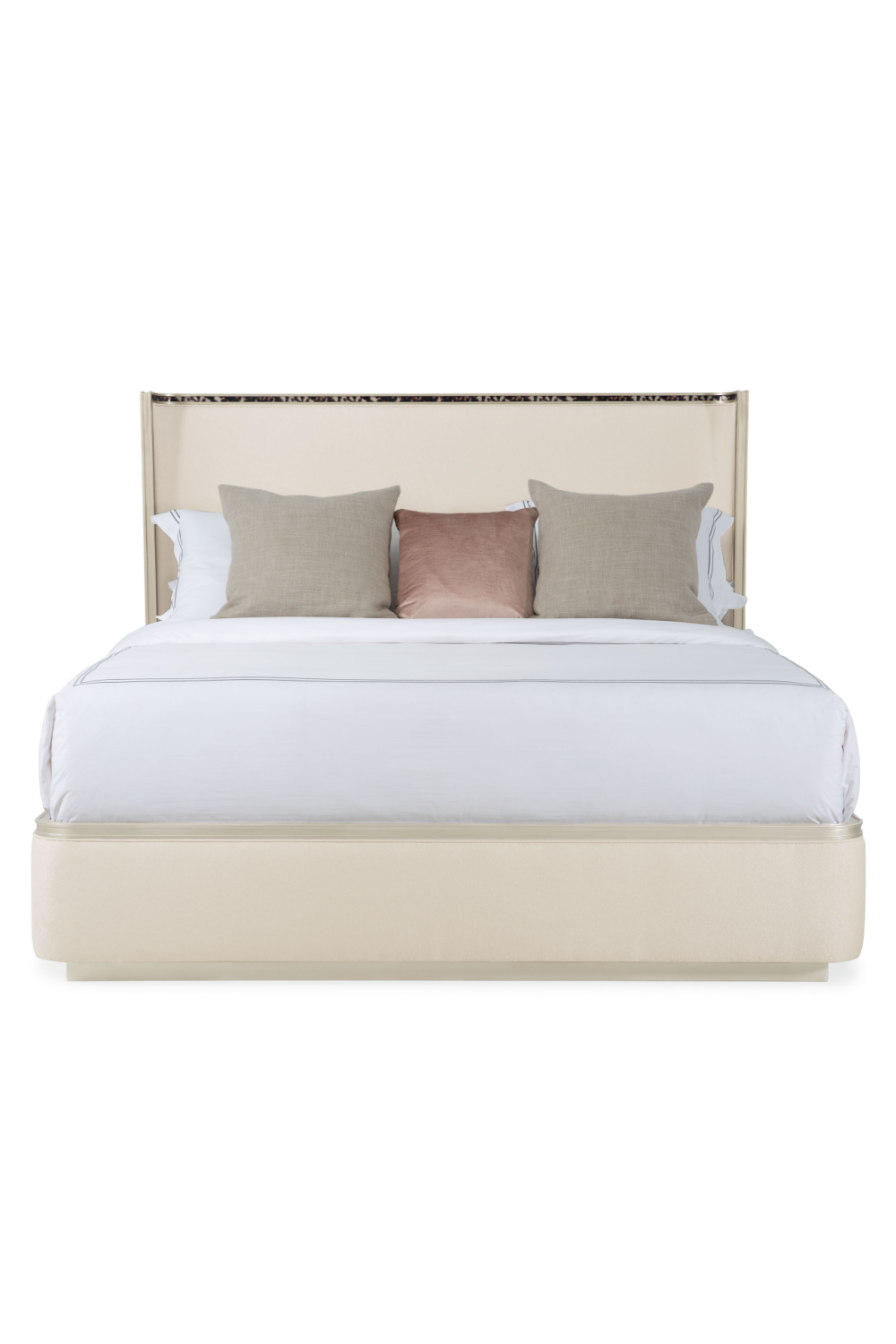 Modern Minimalist Cream Bed | Caracole Dream Big | Caracole.eu.com