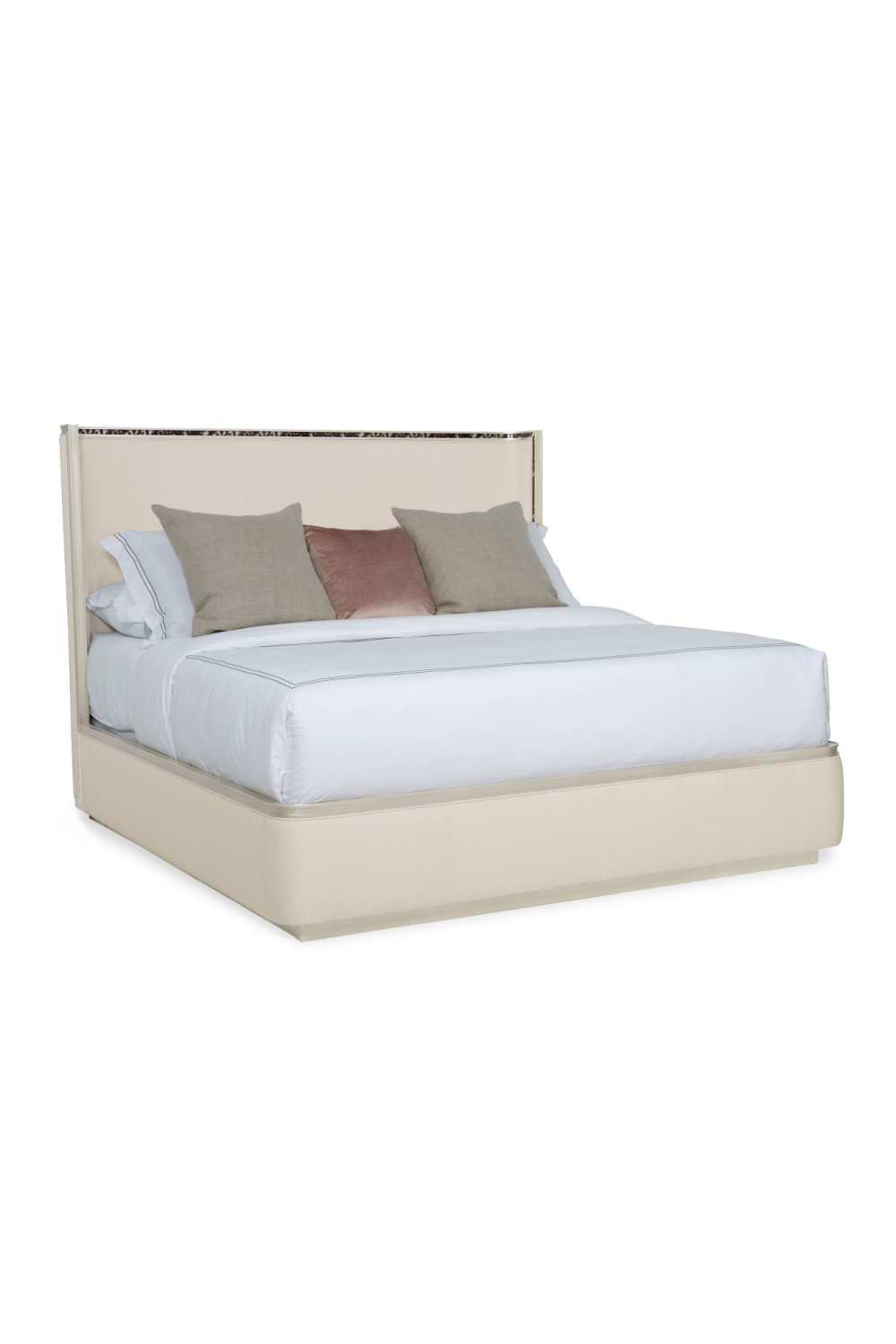 Cream Upholstered California King Bed | Caracole Dream Big | Caracole.eu.com
