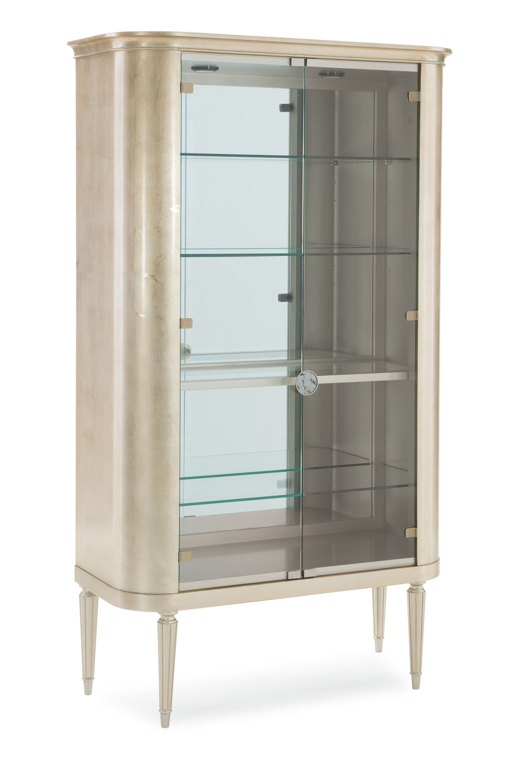 Silver Leaf Display Cabinet | Caracole Time To Reflect | Caracole.eu.com