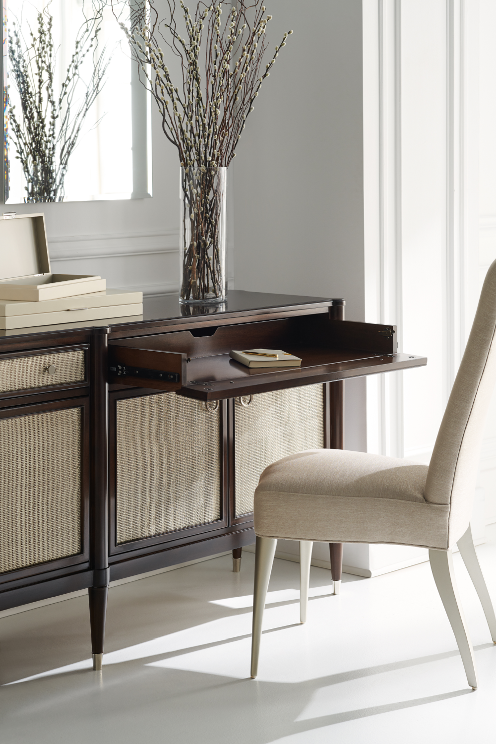 Modern Minimalist Dining Chair | Caracole Socially Acceptable | Caracole.eu.com