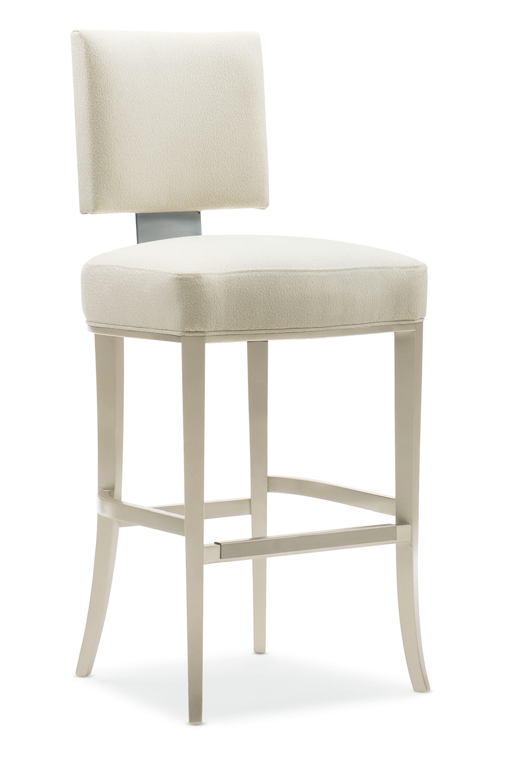 Neutral-Toned Bar Stool | Caracole Reserved Seating | Caracole.eu.com