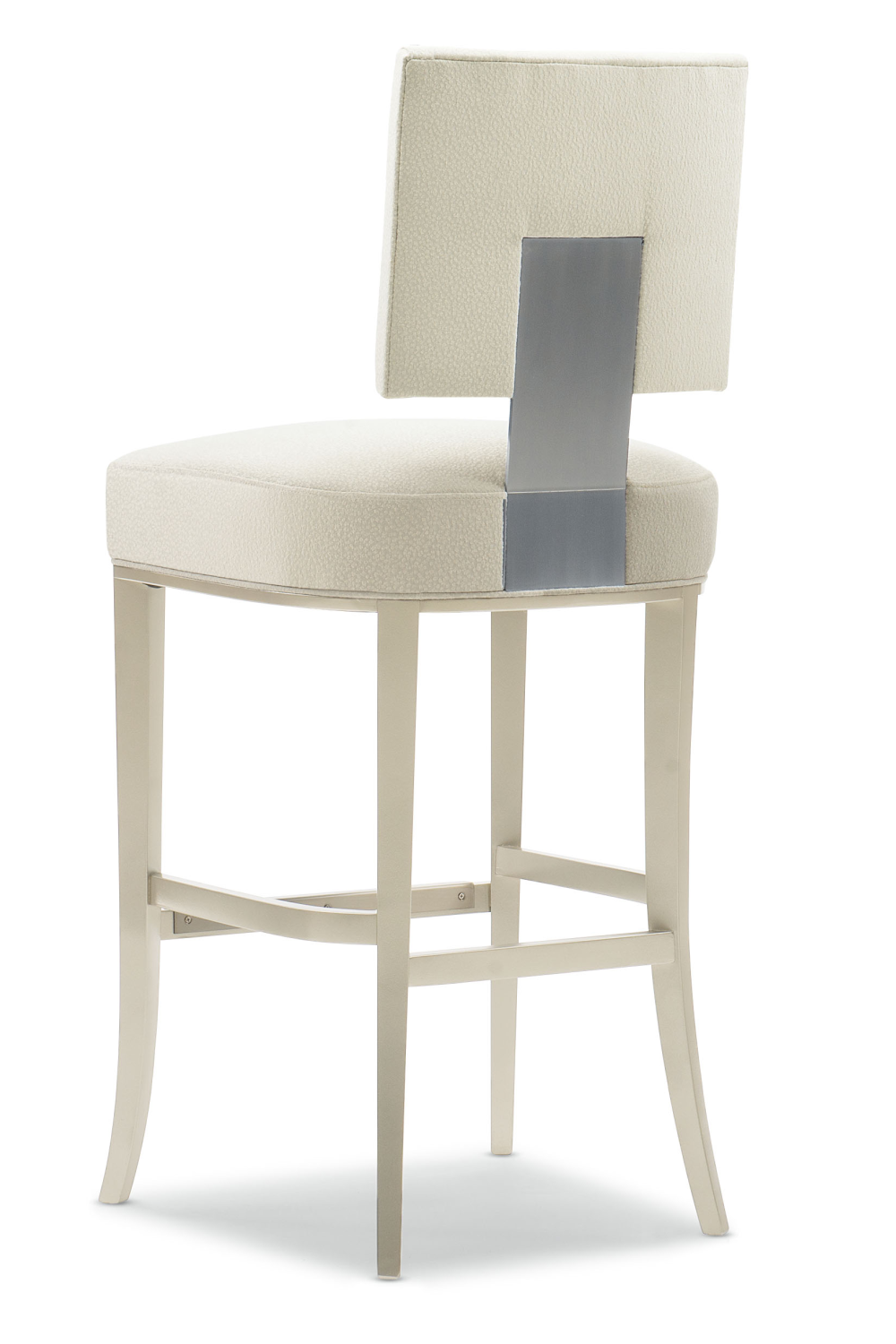 Neutral-Toned Bar Stool | Caracole Reserved Seating | Caracole.eu.com