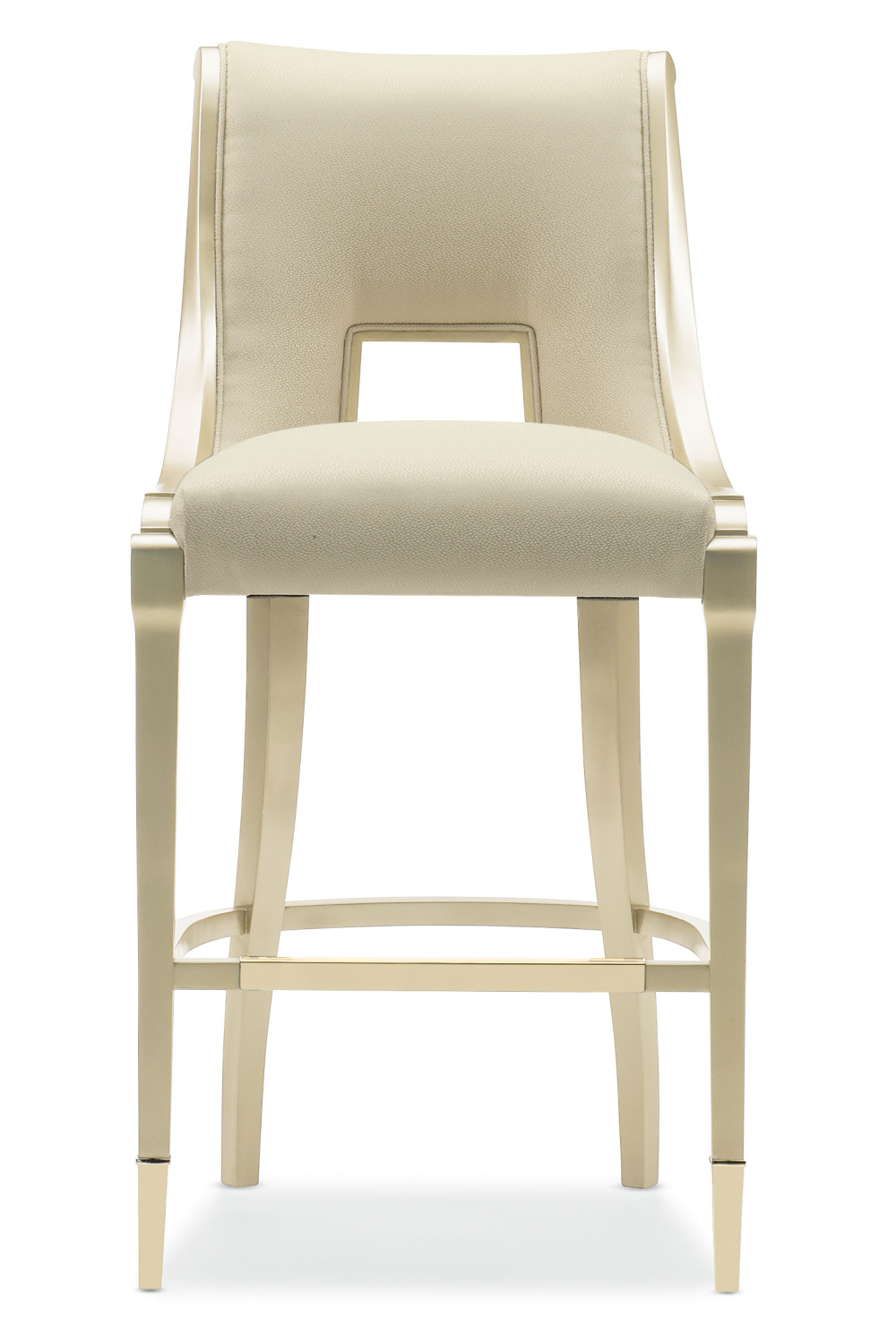 Cream Upholstered Bar Stool | Caracole In Good Taste | Caracole.eu.com