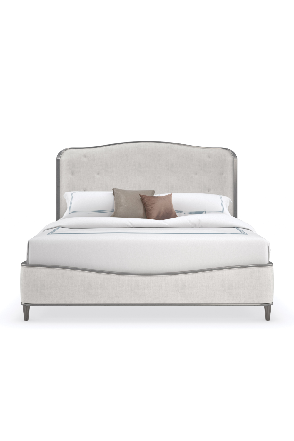 Gray Linen Bed | Caracole Clear The Air | Caracole.eu.com