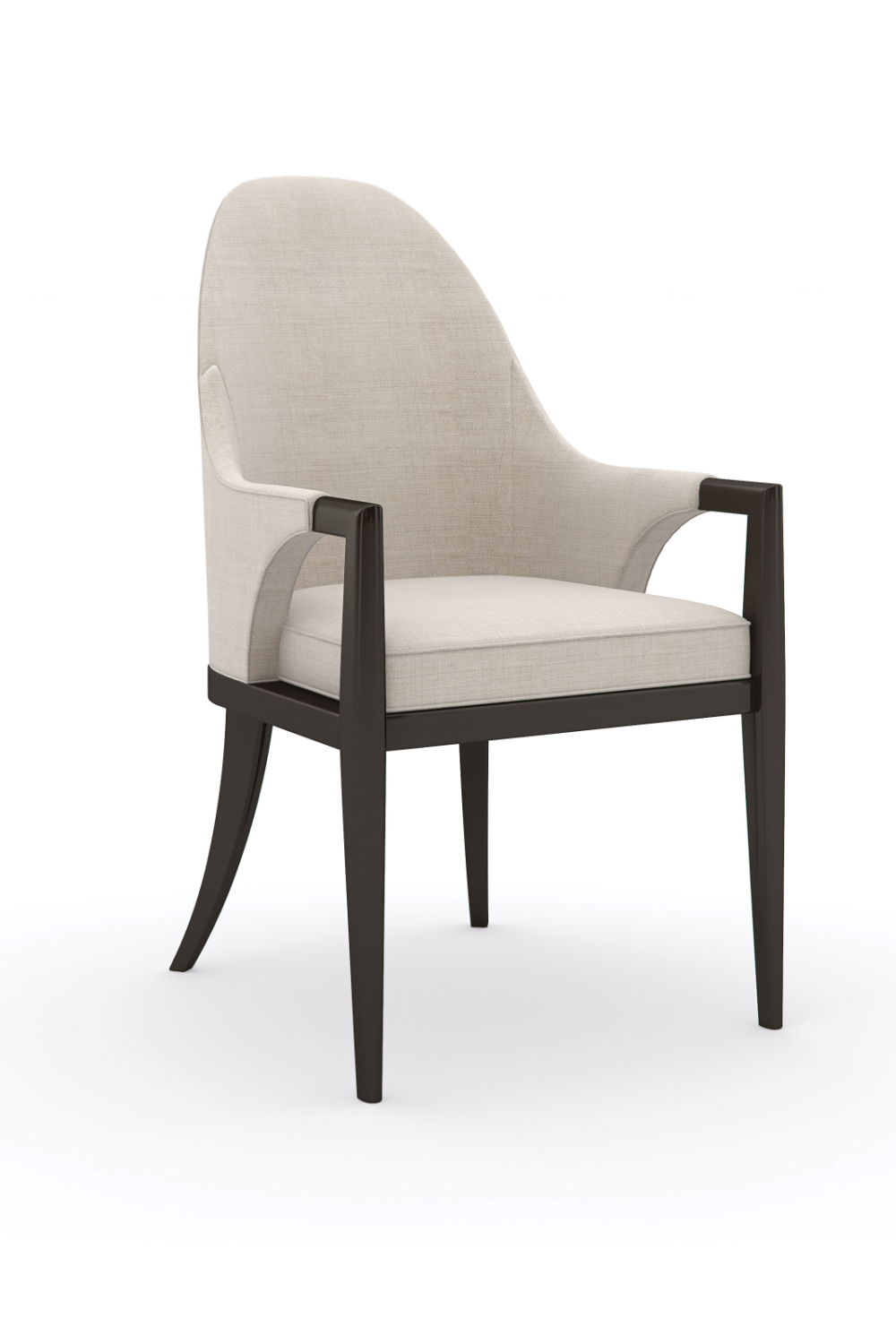 Beige Curved Armchair | Caracole Natural Choice | Caracole.eu.com