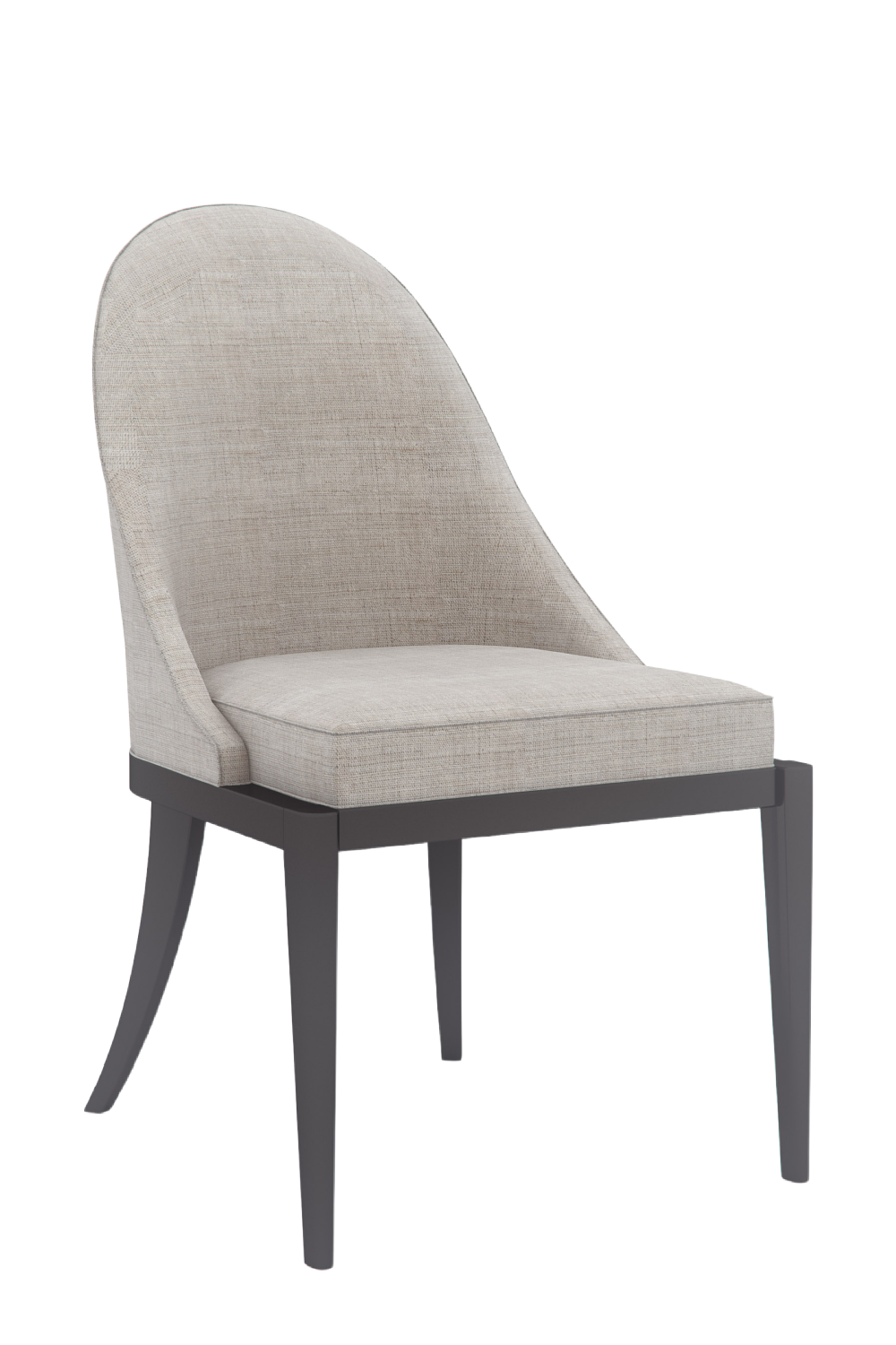 Beige Curved Side Chair | Caracole Natural Choice | Caracole.eu.com