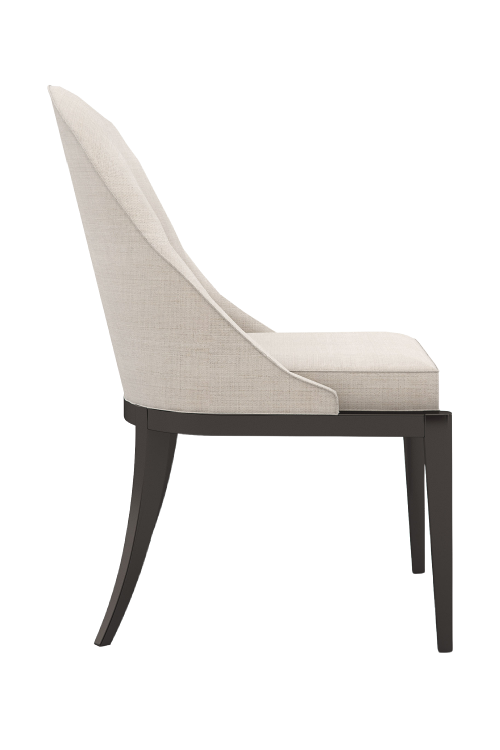 Beige Curved Side Chair | Caracole Natural Choice | Caracole.eu.com