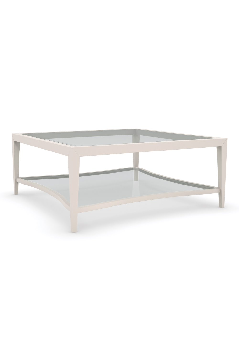 Pinstripe Glass Cocktail Table | Caracole Charming | Caracole.eu.com