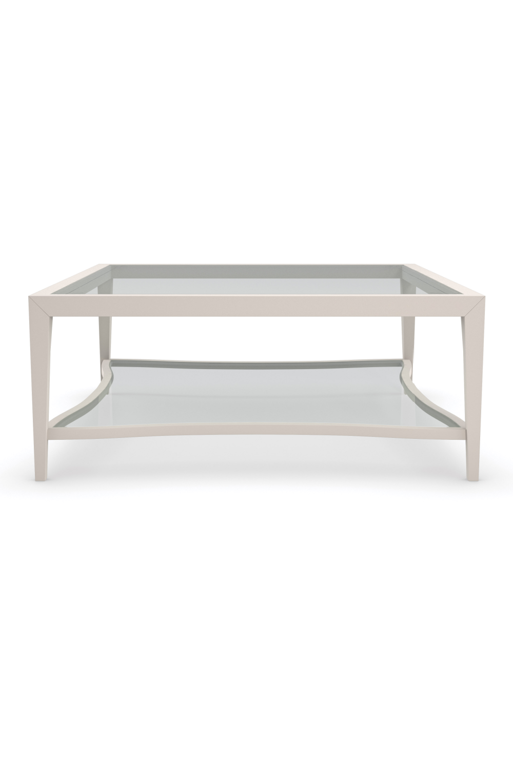 Pinstripe Glass Cocktail Table | Caracole Charming | Caracole.eu.com