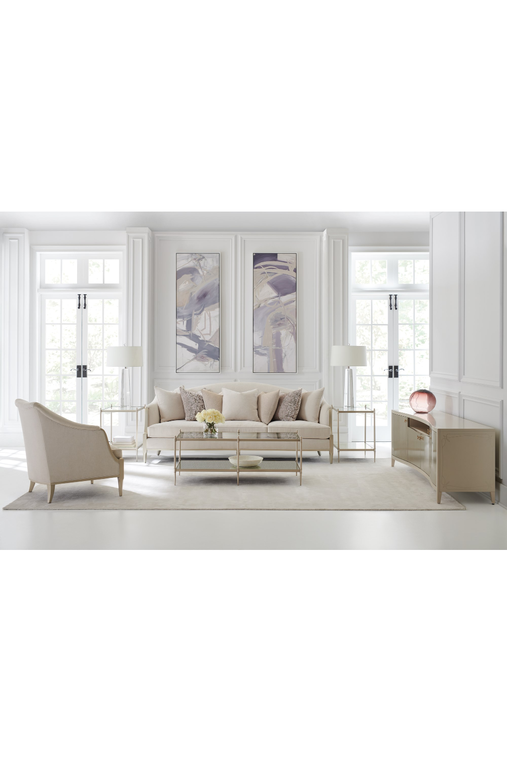 Silver Modern Media Cabinet | Caracole Full of Charm | Caracole.eu.com