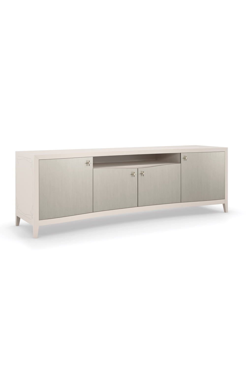 Silver Modern Media Cabinet | Caracole Full of Charm | Caracole.eu.com
