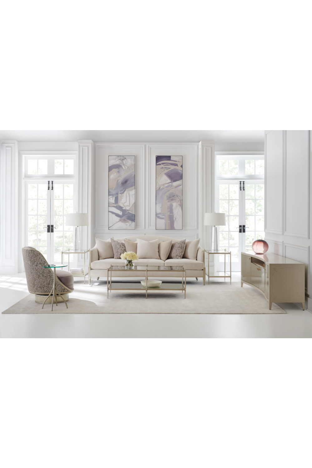 Silver Modern Media Cabinet | Caracole Full of Charm | Caracole.eu.com