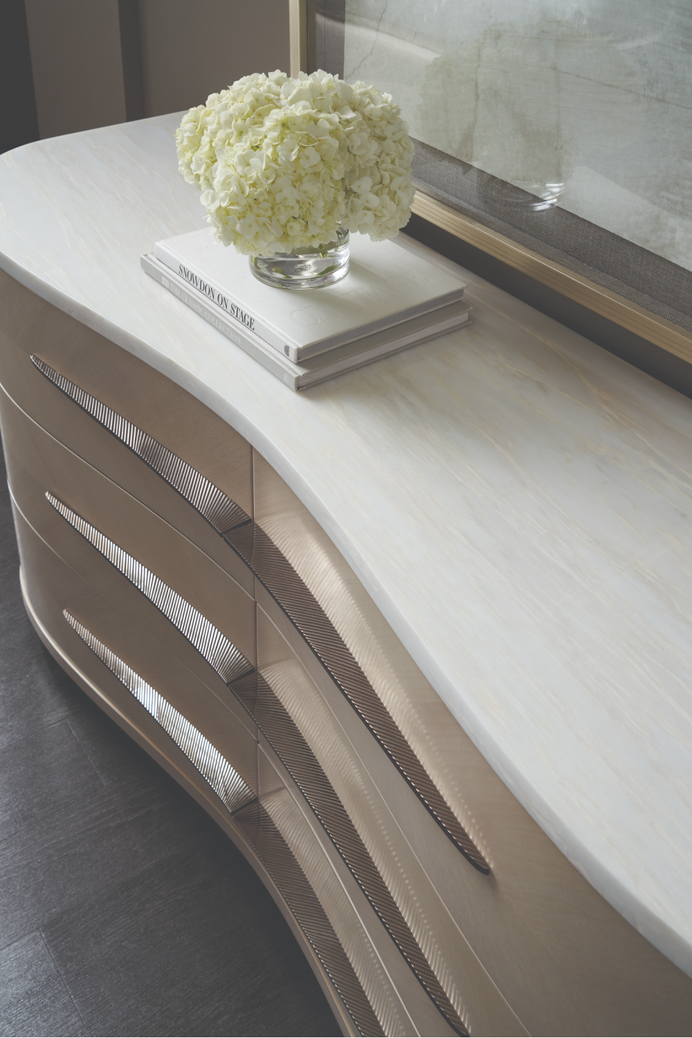 Chevron-Patterned Dresser | Caracole Roam | Caracole.eu.com