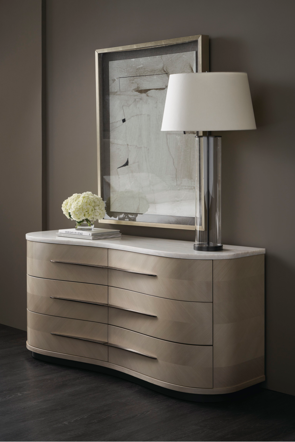 Chevron-Patterned Dresser | Caracole Roam | Caracole.eu.com
