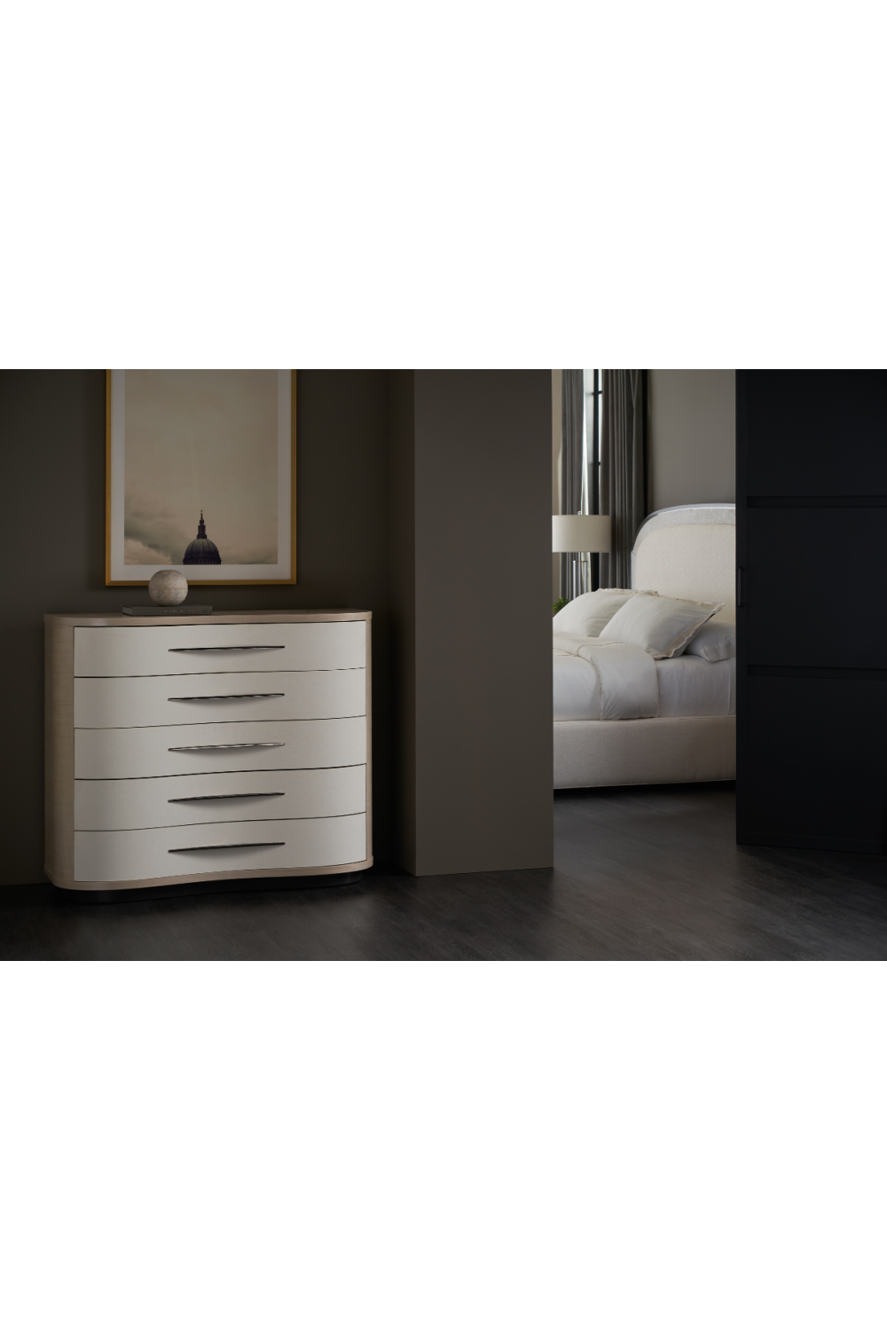 Vinyl Curved Dresser | Caracole Meandrous | Caracole.eu.com