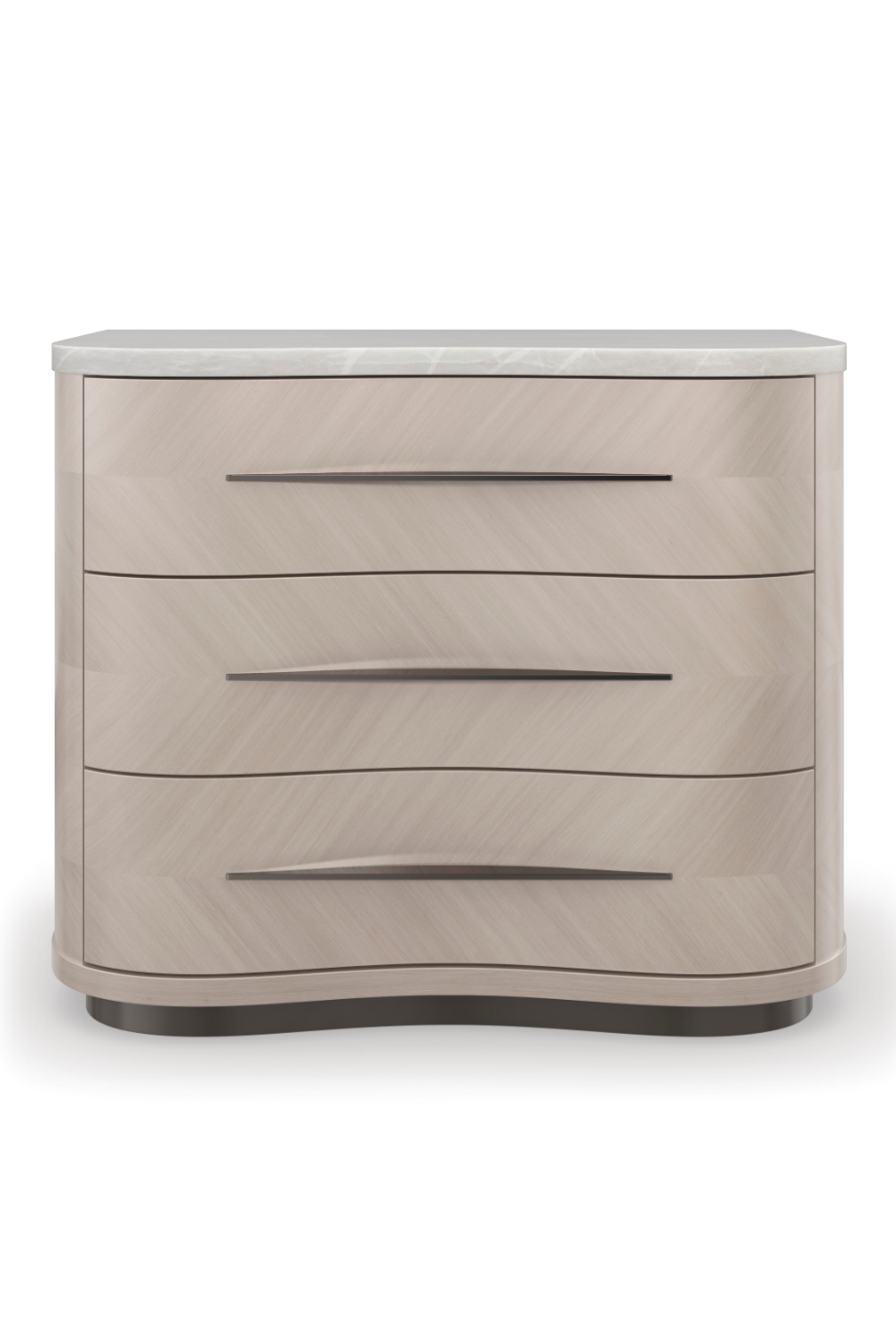 Chevron-Patterned Nightstand | Caracole Nomadic | Caracole.eu.com