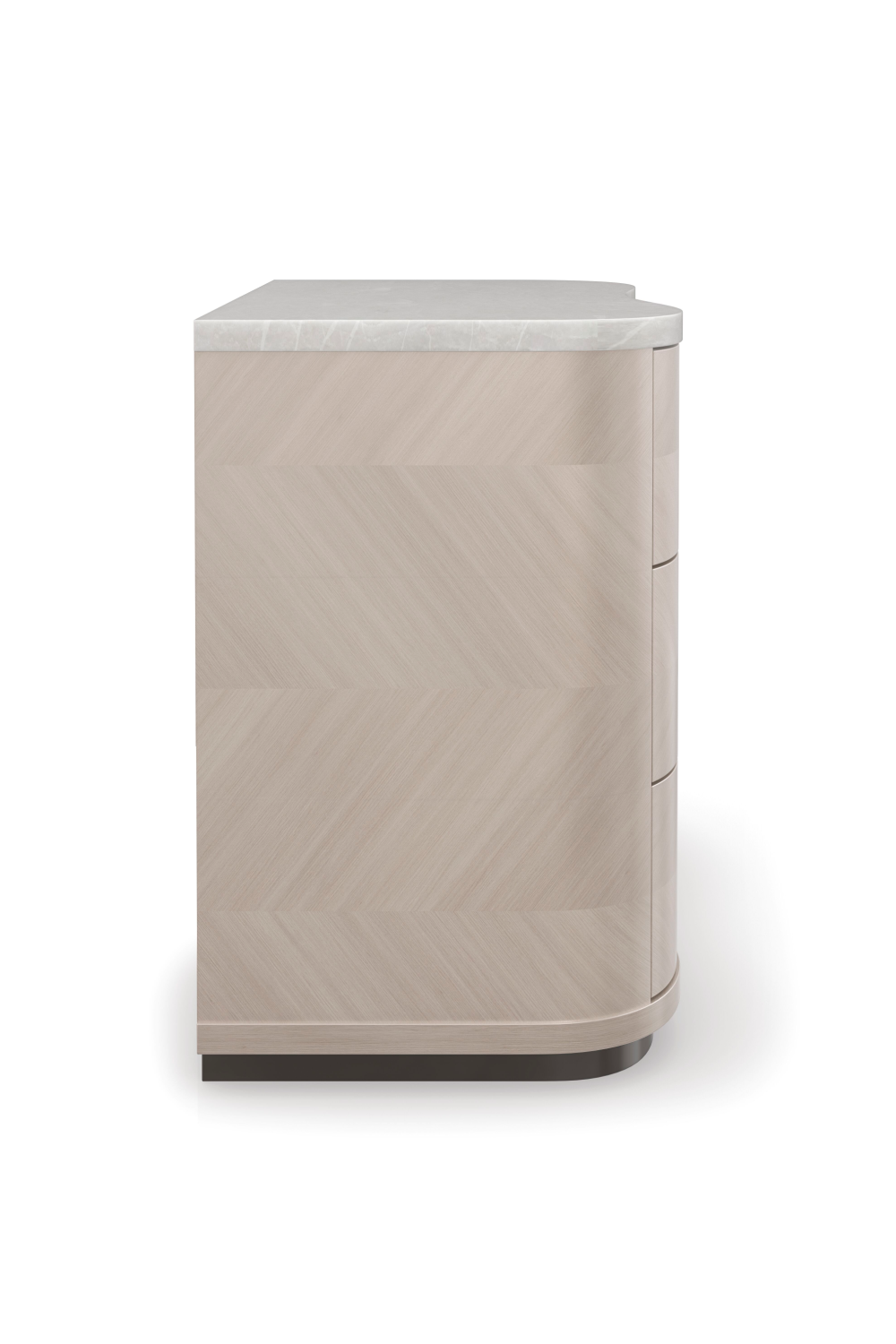 Chevron-Patterned Nightstand | Caracole Nomadic | Caracole.eu.com