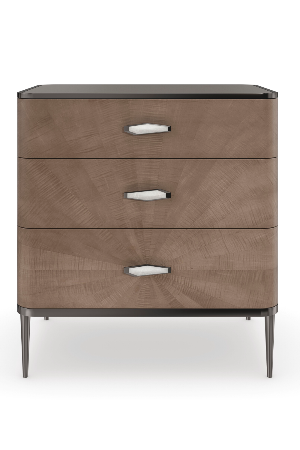 Modern Mocha Nightstand | Caracole Spectrum | Caracole.eu.com