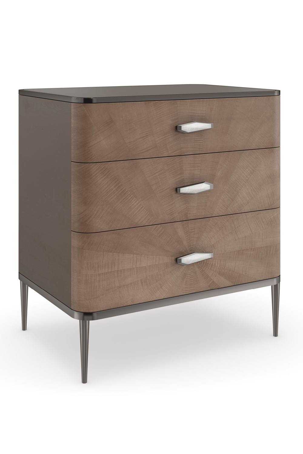 Modern Mocha Nightstand | Caracole Spectrum | Caracole.eu.com