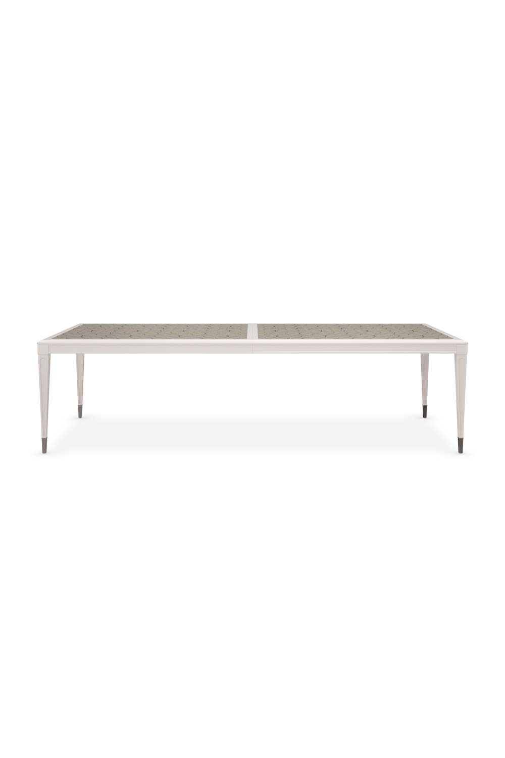 Silver Extendable Dining Table | Caracole Lattice Gather | Caracole.eu.com