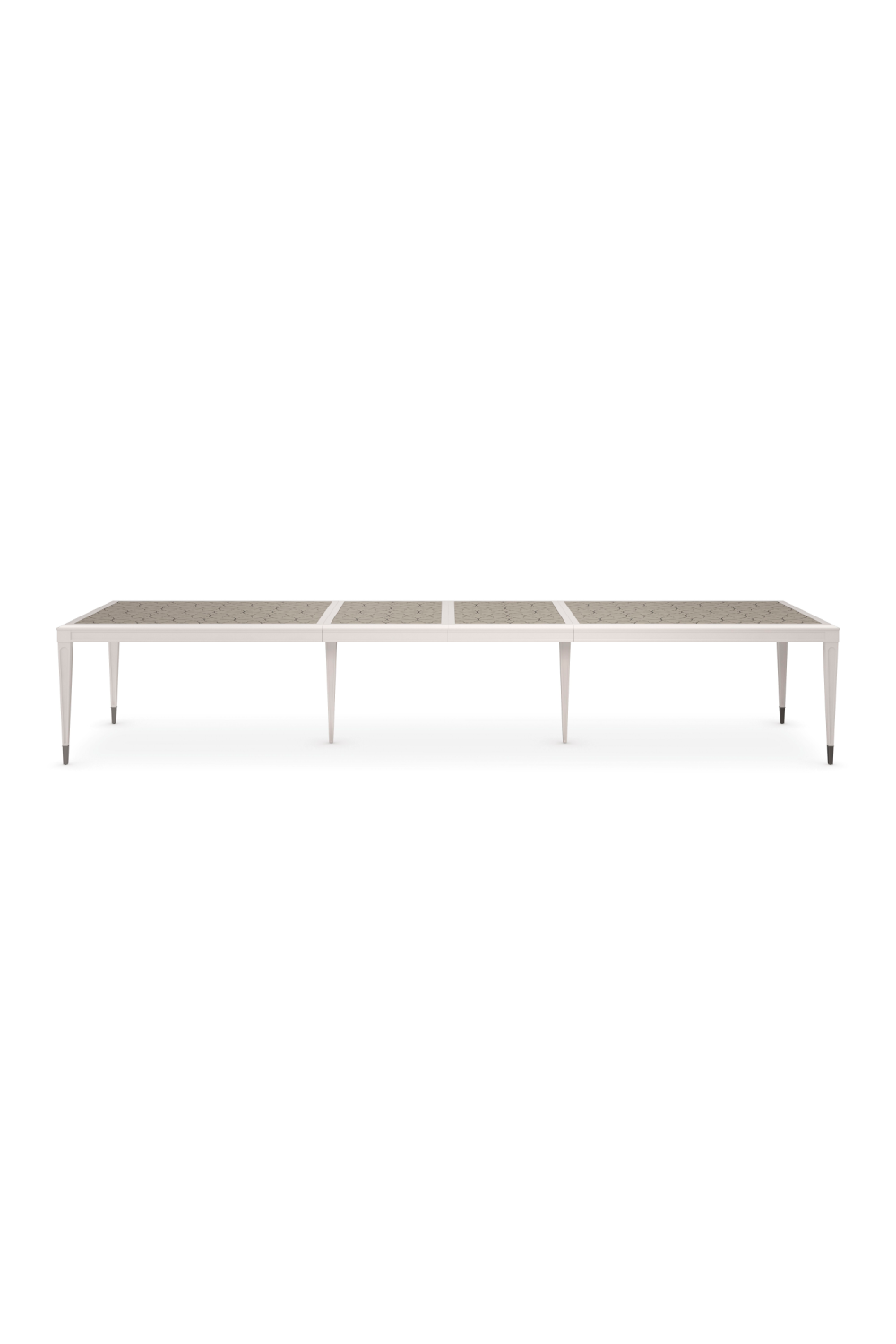 Silver Extendable Dining Table | Caracole Lattice Gather | Caracole.eu.com