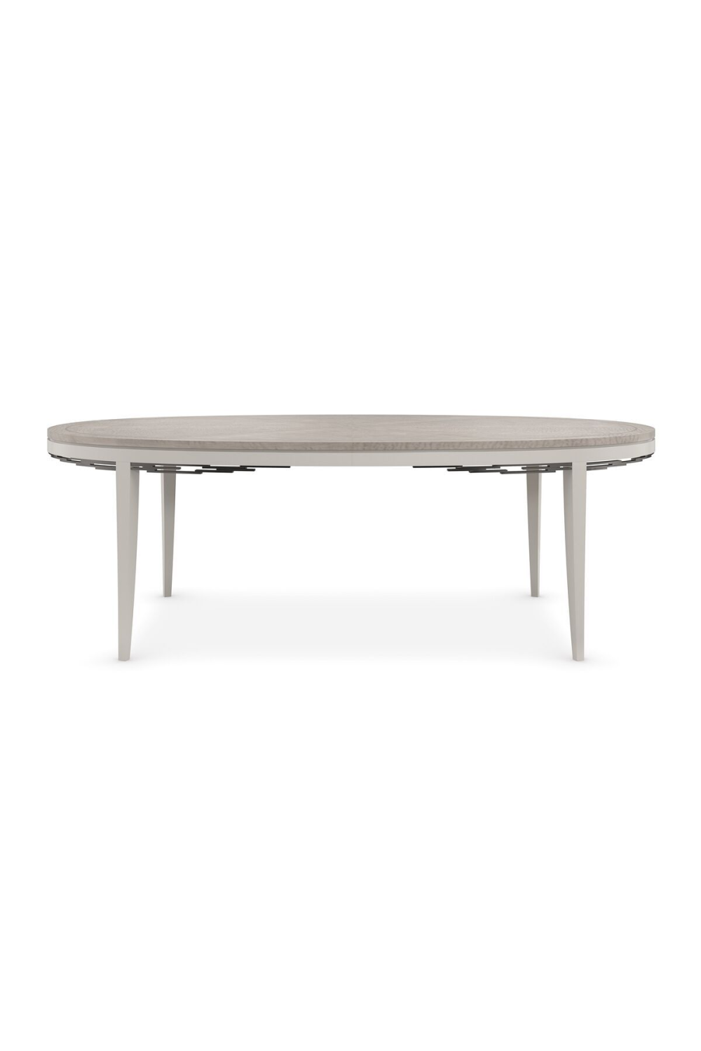 Gray Maple Oval Dining Table | Caracole Coronet | Caracole.eu.com