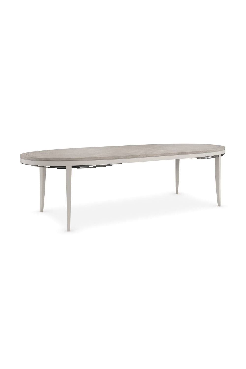 Gray Maple Oval Dining Table | Caracole Coronet | Caracole.eu.com