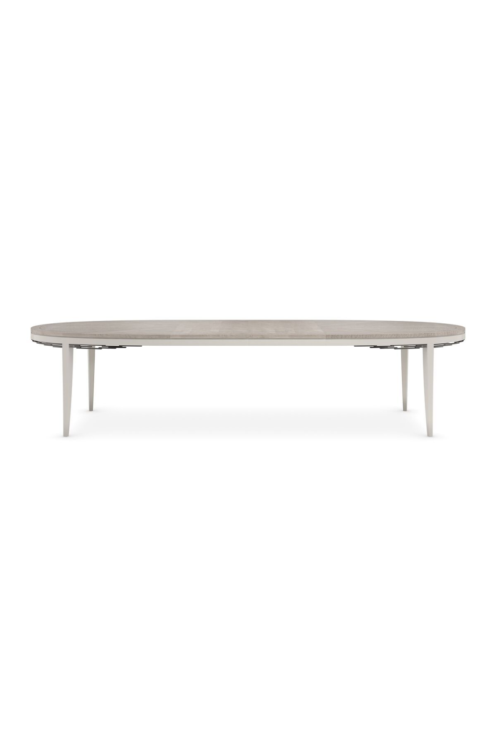 Gray Maple Oval Dining Table | Caracole Coronet | Caracole.eu.com