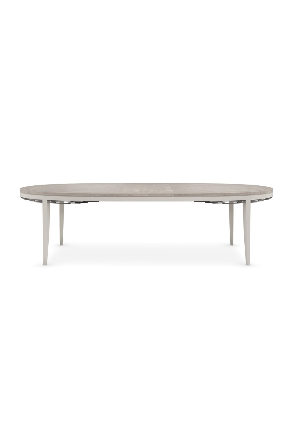 Gray Maple Oval Dining Table | Caracole Coronet | Caracole.eu.com