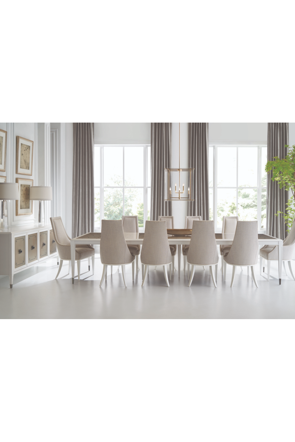 Mirrored Panel Sideboard | Caracole Lattice Serve You | Caracole.eu.com