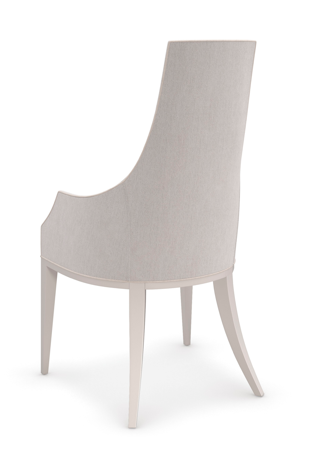 Tapered Back Beige Dining Chair | Caracole Tall Order | Caracole.eu.com
