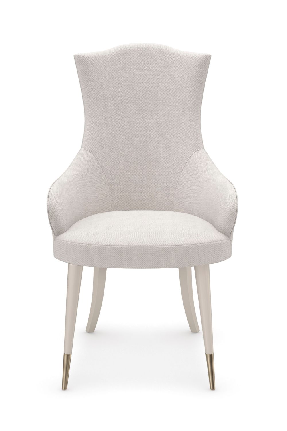 Camel-Back White Dining Chair | Caracole Cherub | Caracole.eu.com