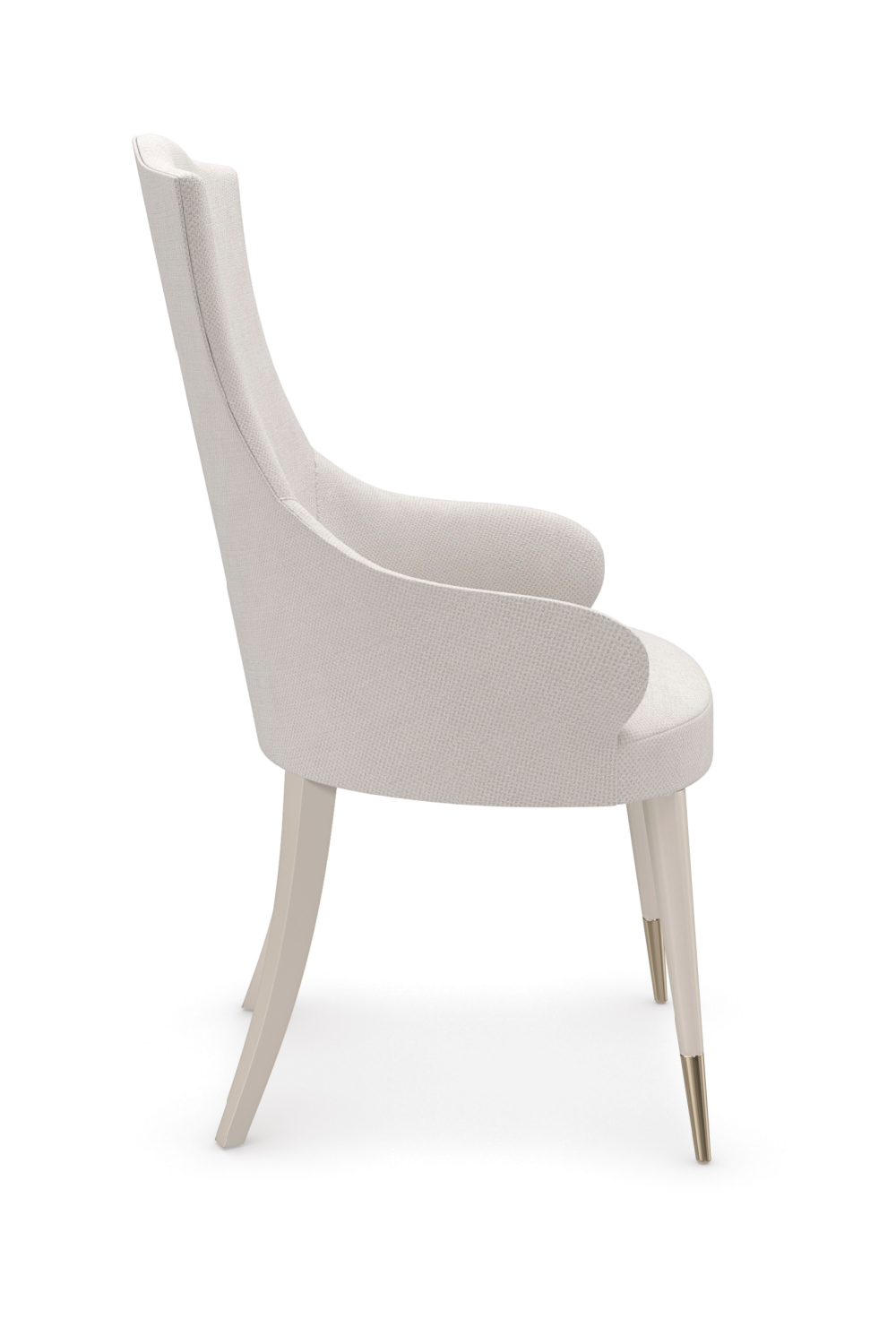 Camel-Back White Dining Chair | Caracole Cherub | Caracole.eu.com