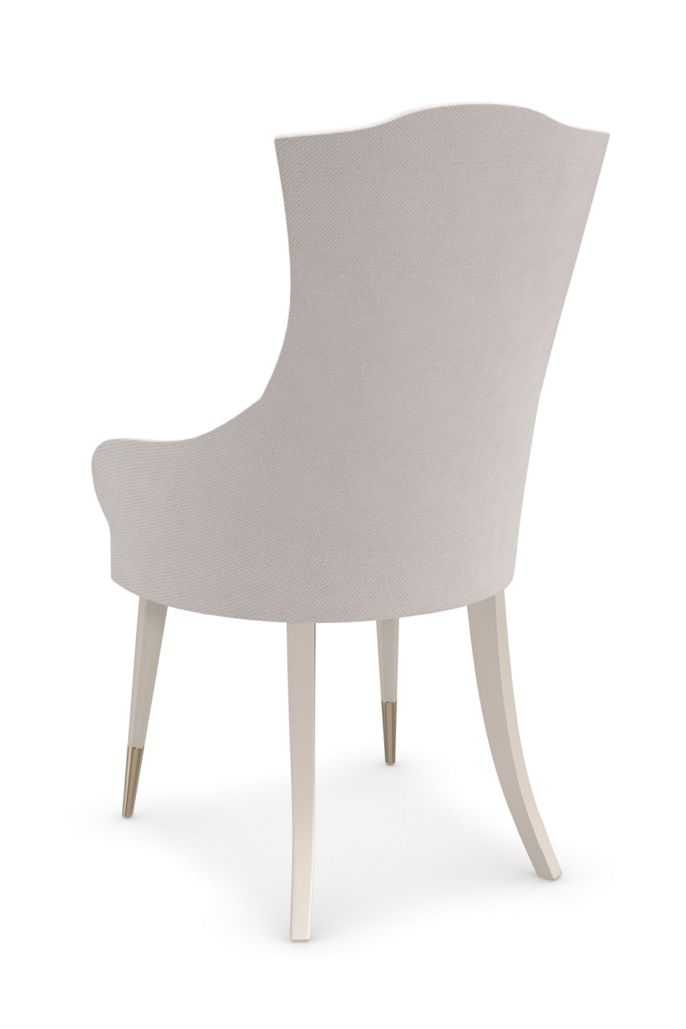 Camel-Back White Dining Chair | Caracole Cherub | Caracole.eu.com