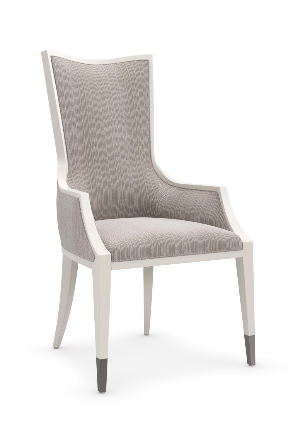 Pinstripe Modern Dining Chair | Caracole Lady Grey | Caracole.eu.com
