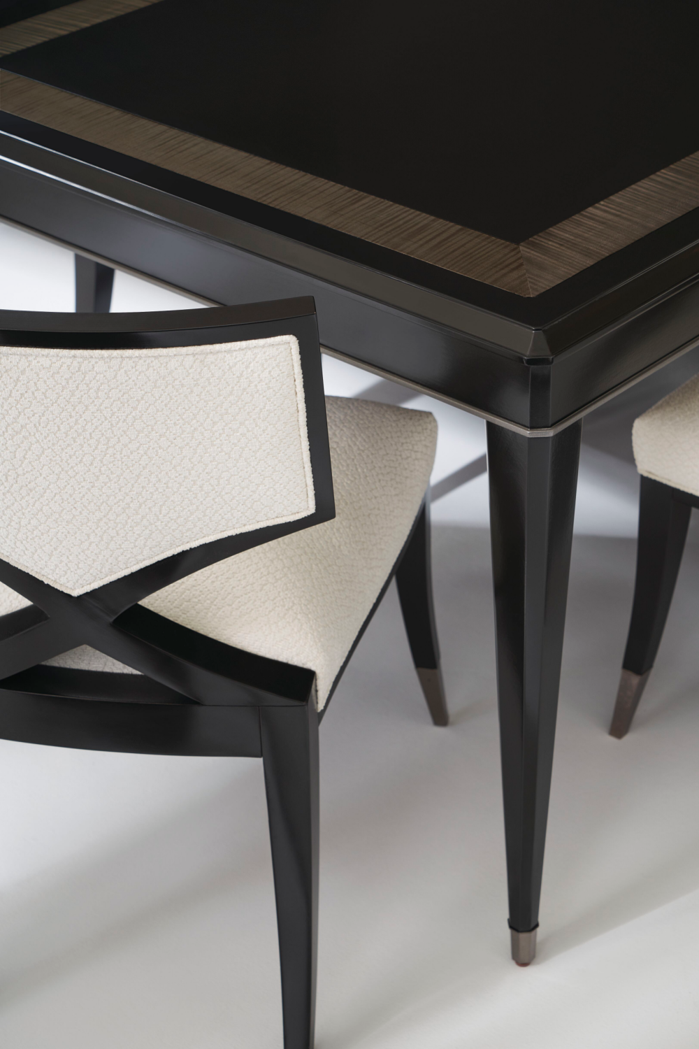 Ivory Chenille Dining Chairs | Caracole First Chair | Caracole.eu.com