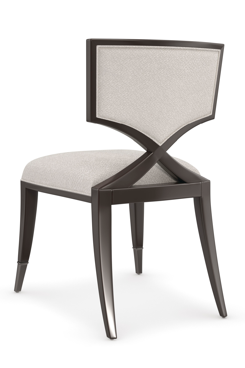Ivory Chenille Dining Chairs | Caracole First Chair | Caracole.eu.com