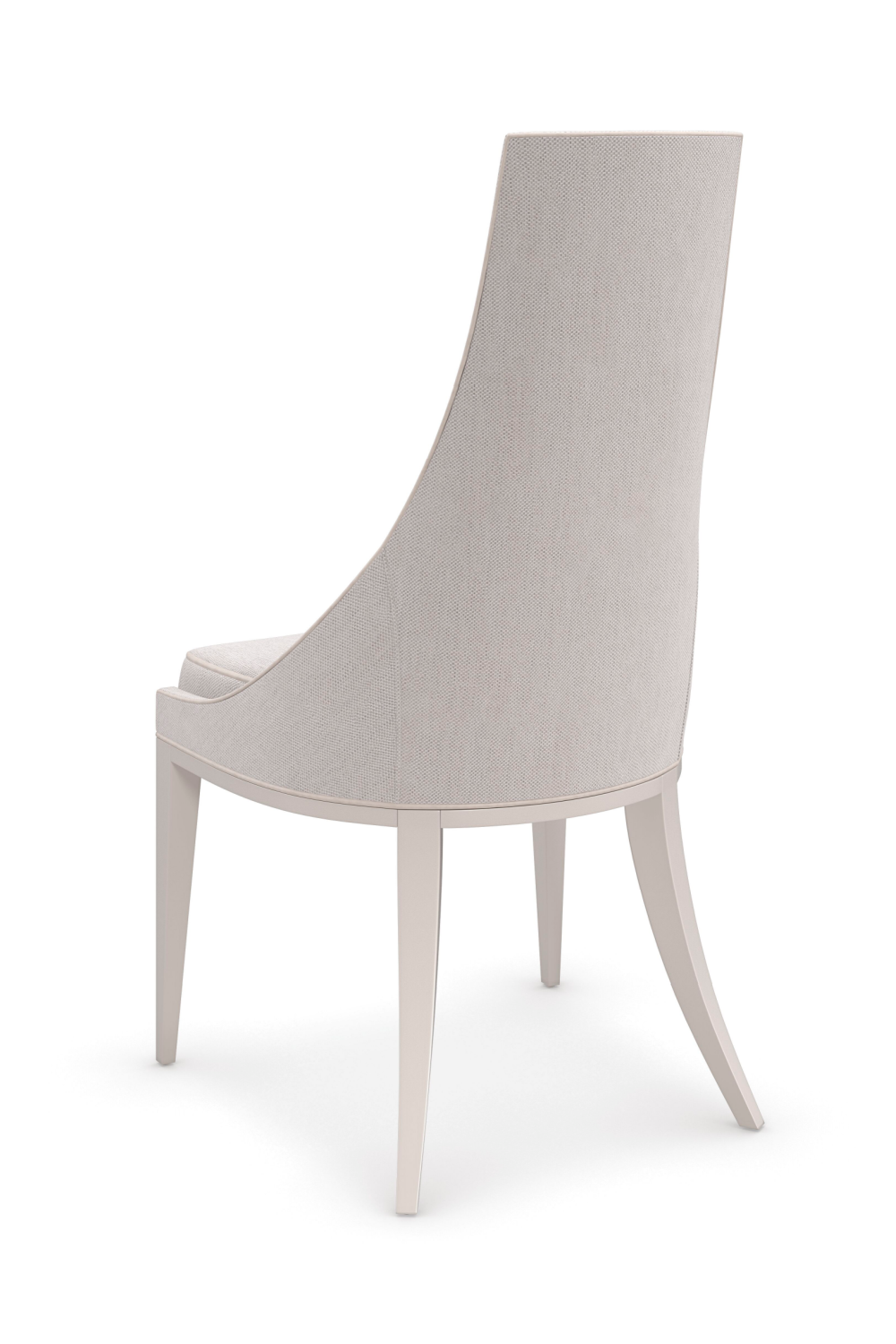Off White Tapering Side Chair | Caracole Tall Order | Caracole.eu.com