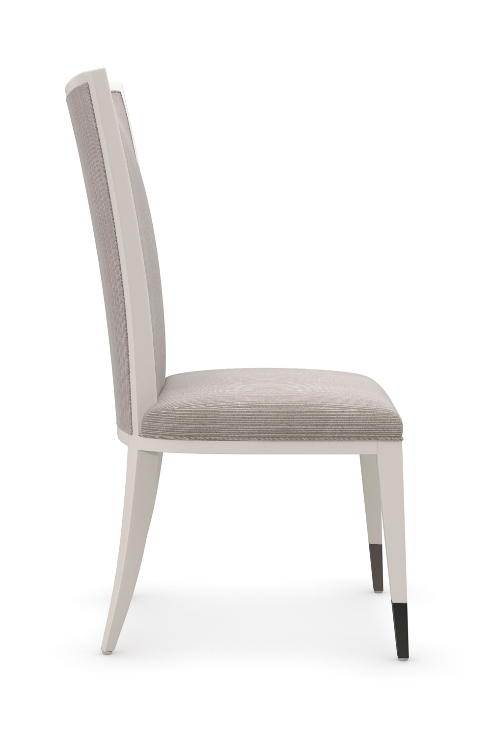 Pinstripe Modern Dining Chair | Caracole Lady Grey | Caracole.eu.com