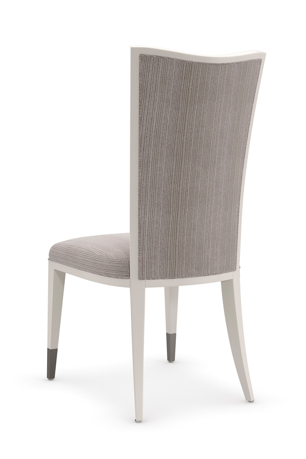 Pinstripe Modern Dining Chair | Caracole Lady Grey | Caracole.eu.com