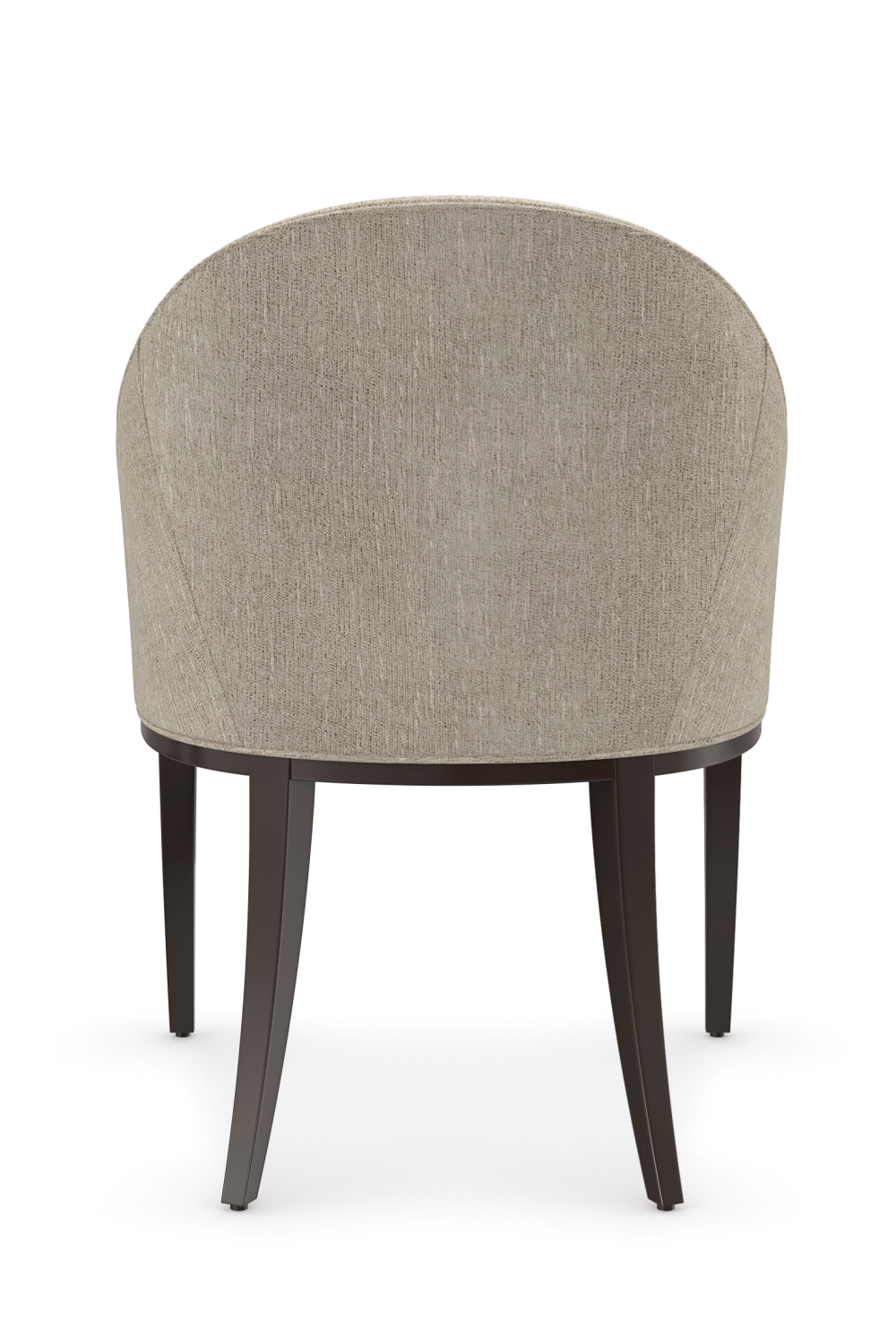Gray Barrel-Back Dining Chair | Caracole Next Course | Caracole.eu.com